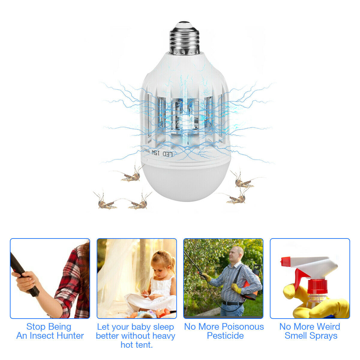 Mosquito Zapper Light Bulb
