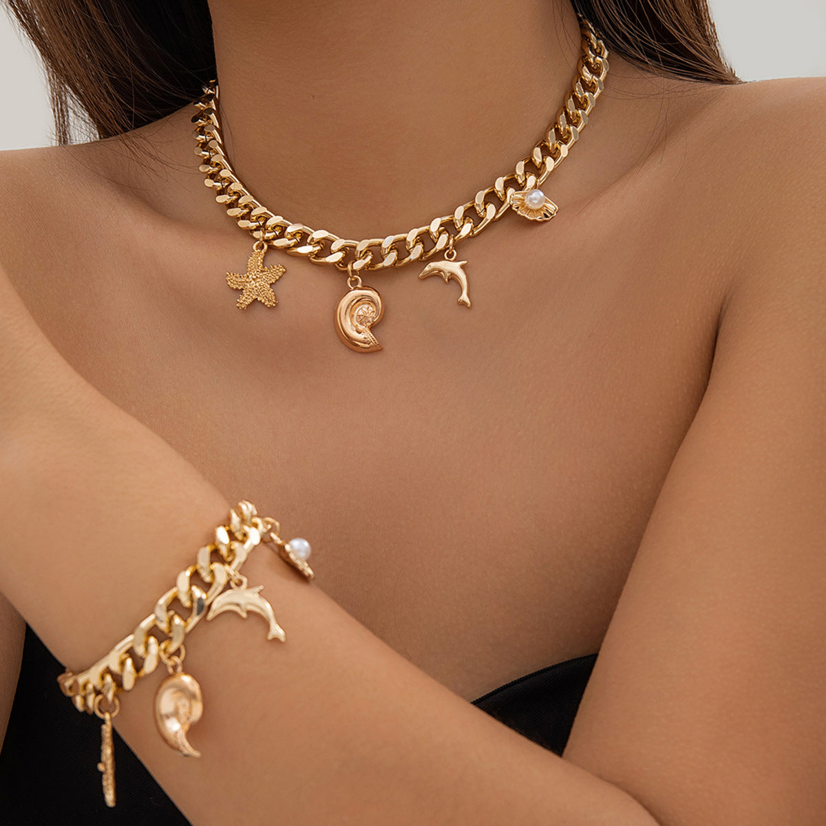 Creative Boho Pendant Choker Necklace