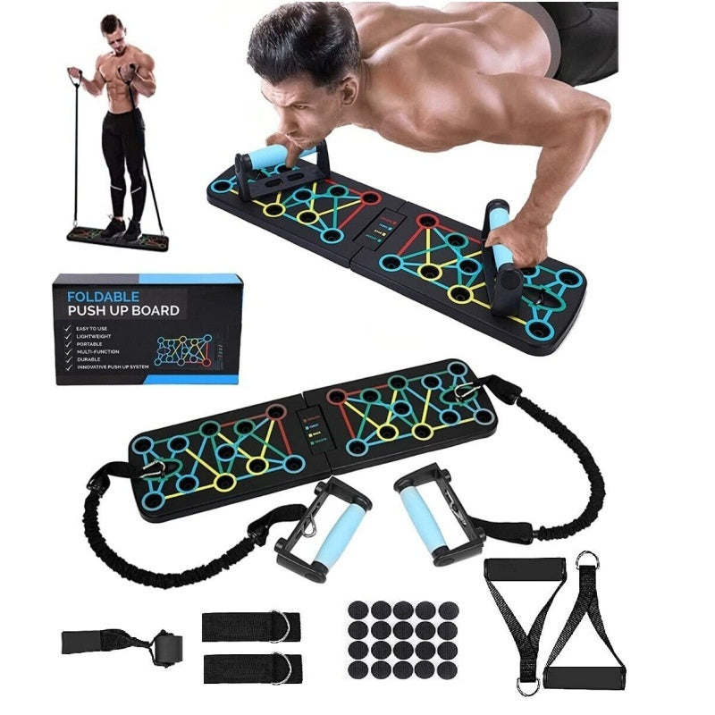 Multi-Functional Foldable Push-Up Board
