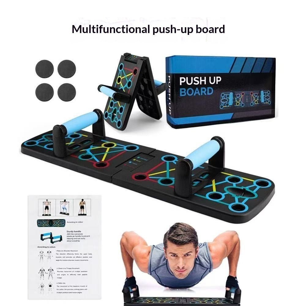 Multi-Functional Foldable Push-Up Board